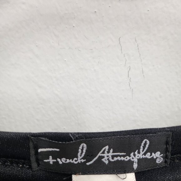 French Atmosphere Womens Top Size 2X Blue Black Floral Lace Dark Fairy Romantic - Picture 9 of 9